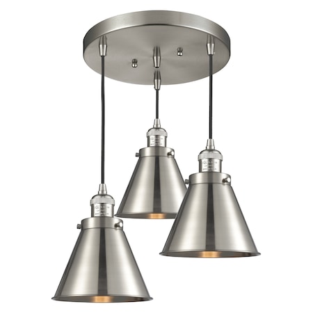 Innovations Lighting 3 Light Multi-Pendant 211/3-SN-M13-SN